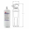 3M Replacement Water Filter, 3 Stage Softening, High Flow