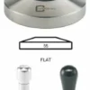 Concept-Art Coffee Tamper Base, 55mm Stainless, Flat