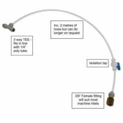 Domestic Tee Kit For Plumbed Coffee Machines