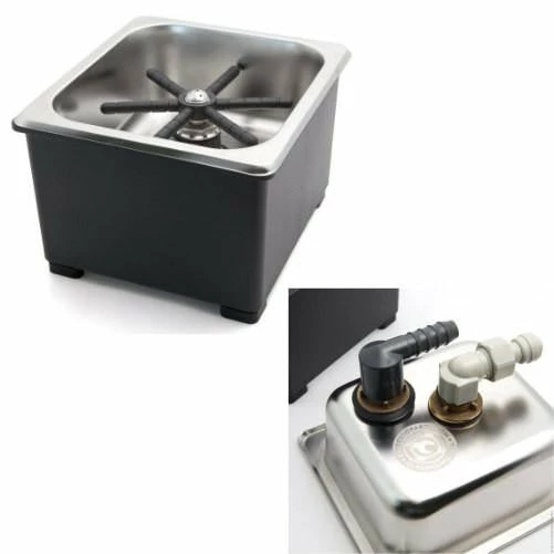 Espresso Parts Milk Jug Rinser, Bench Top, Square 1 Espresso Parts Milk Jug Rinser, Bench Top, Square