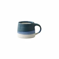 Kinto Handcrafted Porcelain Mug 110ml -Hario Sales Store Kinto Handcrafted Porcelin Mug 110ml Navy White